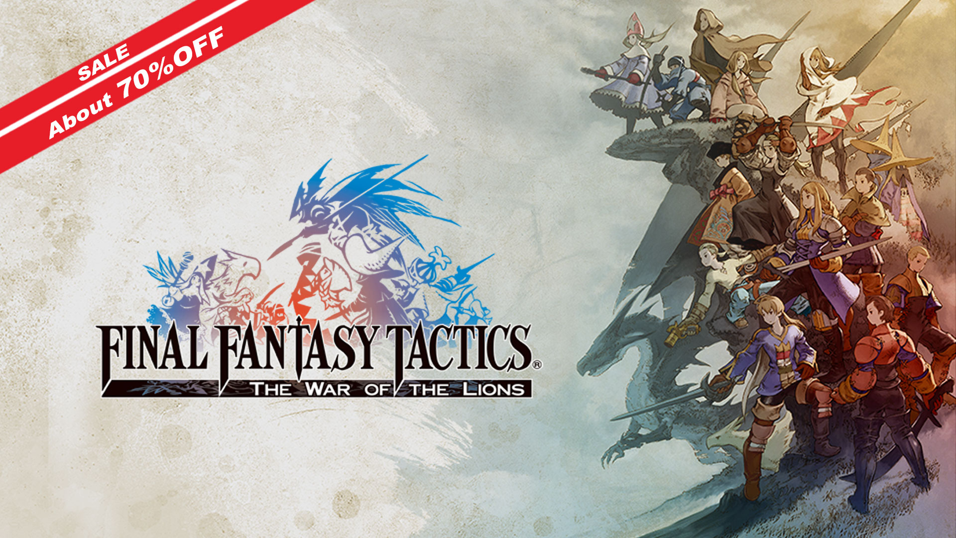 FINAL FANTASY TACTICS: THE WAR OF THE LIONS is on sale!