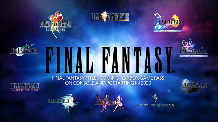Classic FINAL FANTASY Titles Launch with Xbox Game Pass Starting in 2020!