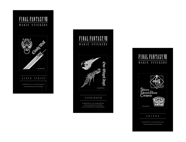 [Pre-Order] FINAL FANTASY VII Makie Metallic Decoration Stickers