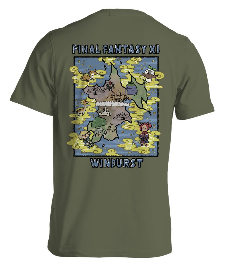 [North America] [Pre-Order] FINAL FANTASY XI 18th Anniversary T-Shirt Windurst