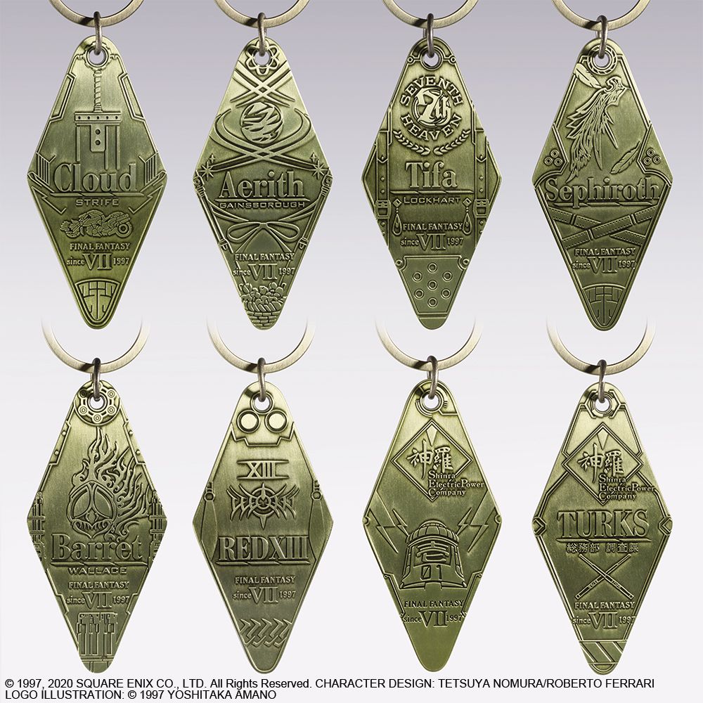 [Pre-Order] FINAL FANTASY VII REMAKE Motel Key Holders (Blind Box)