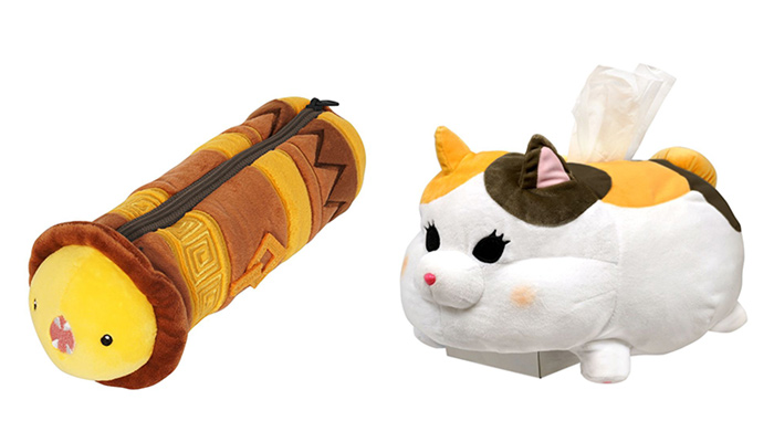 [Pre-Order] FINAL FANTASY XIV Great Serpent of Ronka Plush Pen Case / Fat Cat Tissue Box Cover