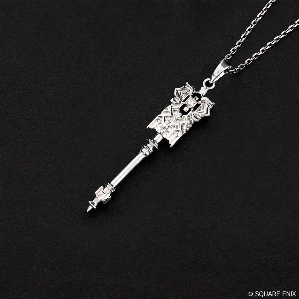 [Pre-Order] FINAL FANTASY XIV Silver Pendant - Crystal Exarch's Cane
