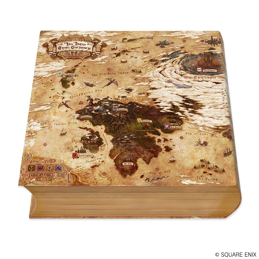 [Pre-Order] FINAL FANTASY XIV Book-Style Storage Box - Source Map