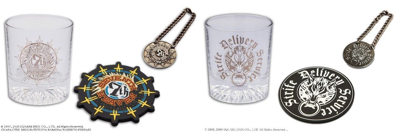 [Pre-Order] FINAL FANTASY VII Glass & Coaster Set