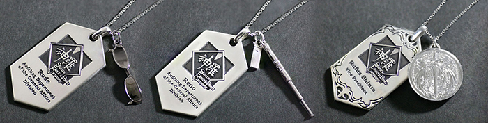 [Pre-Order] FINAL FANTASY VII REMAKE™ Silver Dog Tag - Rude, Reno & Rufus Shinra