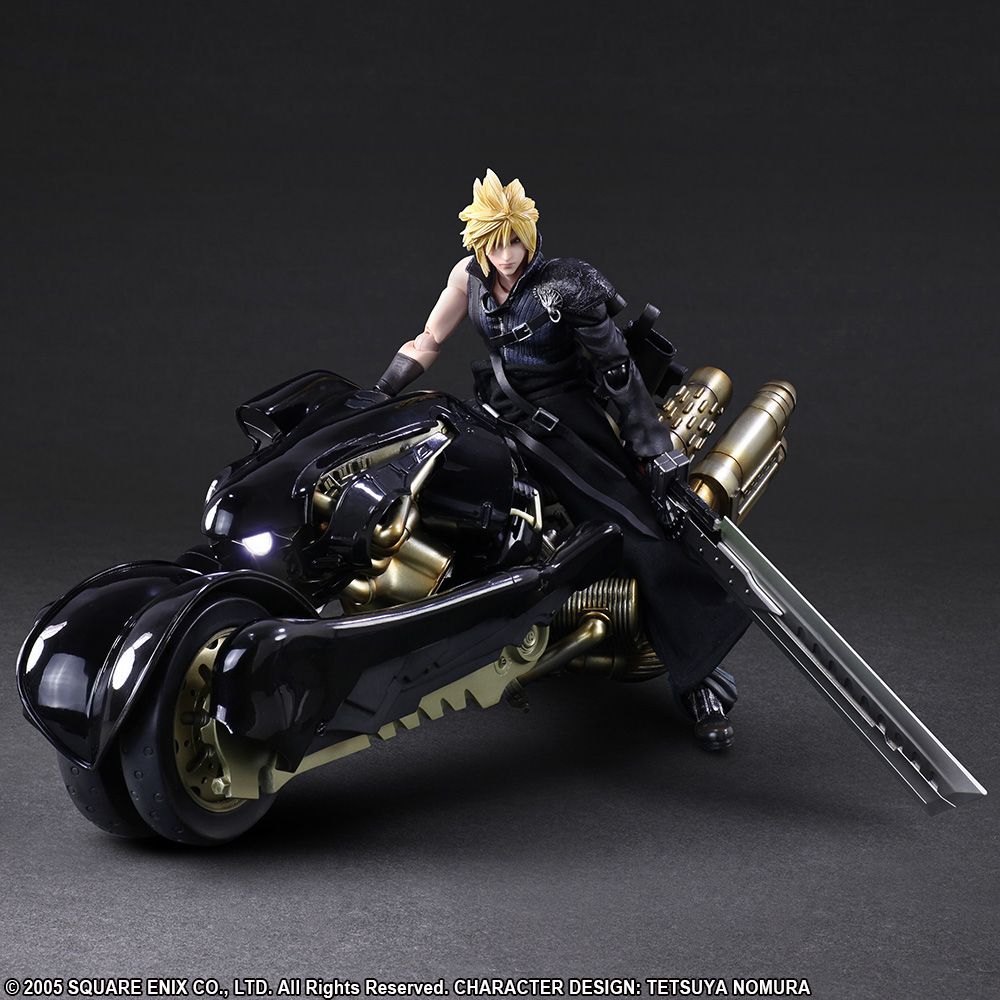 [Pre-Order] FINAL FANTASY VII ADVENT CHILDREN PLAY ARTS -KAI- Cloud Strife & Fenrir [Action Figure]