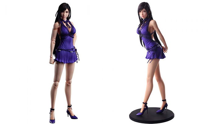 [Pre-Order] FINAL FANTASY VII REMAKE PLAY ARTS KAI Action Figure Tifa Lockhart Dress Ver. / STATIC ARTS Tifa Lockhart Dress Ver.