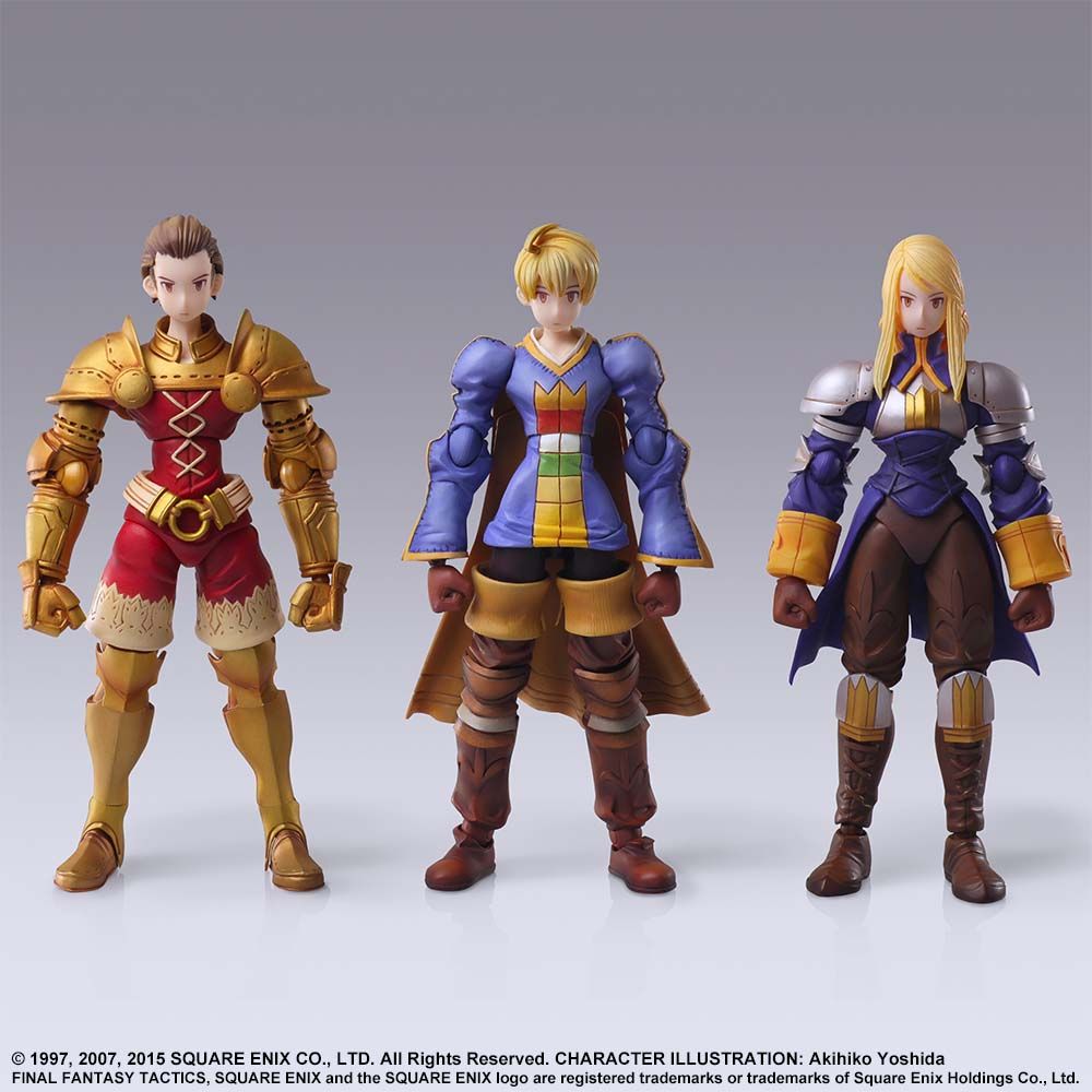 [Pre-Order] FINAL FANTASY TACTICS BRING ARTS Action Figure - Ramza, Agrias, Delita
