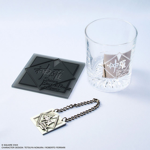 [Pre-Order] FINAL FANTASY VII REBIRTH Glass & Coaster Set - SHINRA