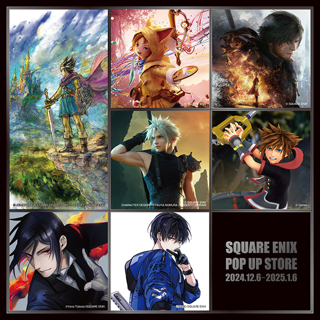 大型SQUARE ENIX POP UP STORE 大阪 大丸梅田店にて開催！